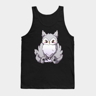 Cute Owl Bear Tank Top